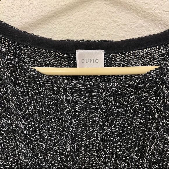 Cupido Long Sleeve Black Metallic Sweater - Picture 2 of 5